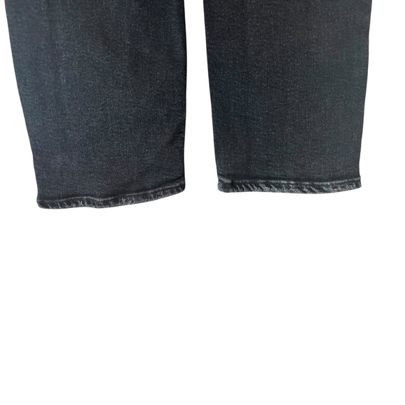 AGOLDE Riley Size 28 Washed Black High Rise Straight Crop Jeans - Picture 4 of 6